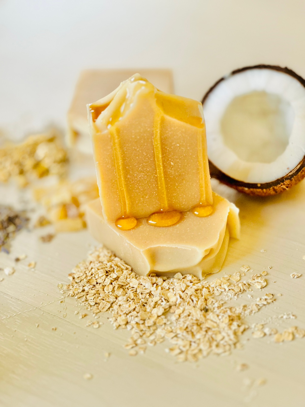 Coconut milk Oat & Honey soap