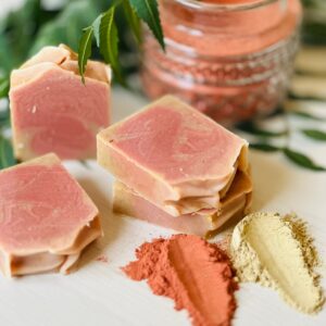 Madder root (manjishta) & Licorice soap