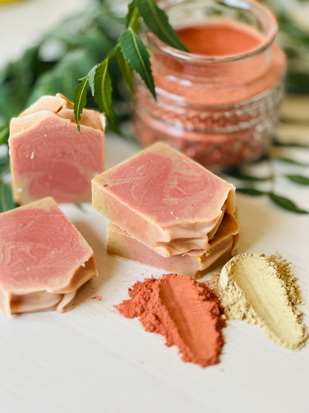 Madder root (manjishta) & Licorice soap